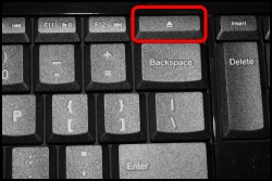 eject key on windows keyboard