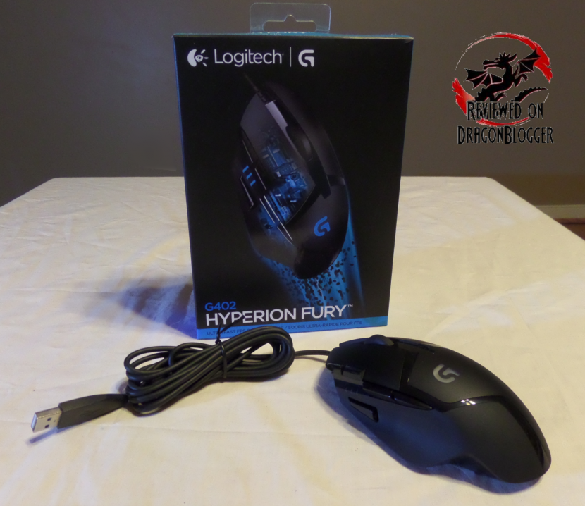 Logitech G402 Hyperion Fury USB Wired FPS Gaming Mouse Works