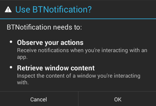 bt notification app now working u8