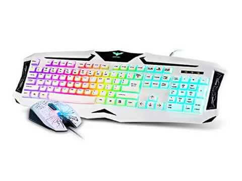 havit keyboard and mouse white