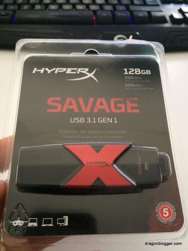 Kingston hyperx savage on sale 128gb