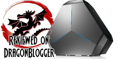 Metal 3D Alienware Alien Head Car Decal Sticker Emblem - Silver With Blue Eye