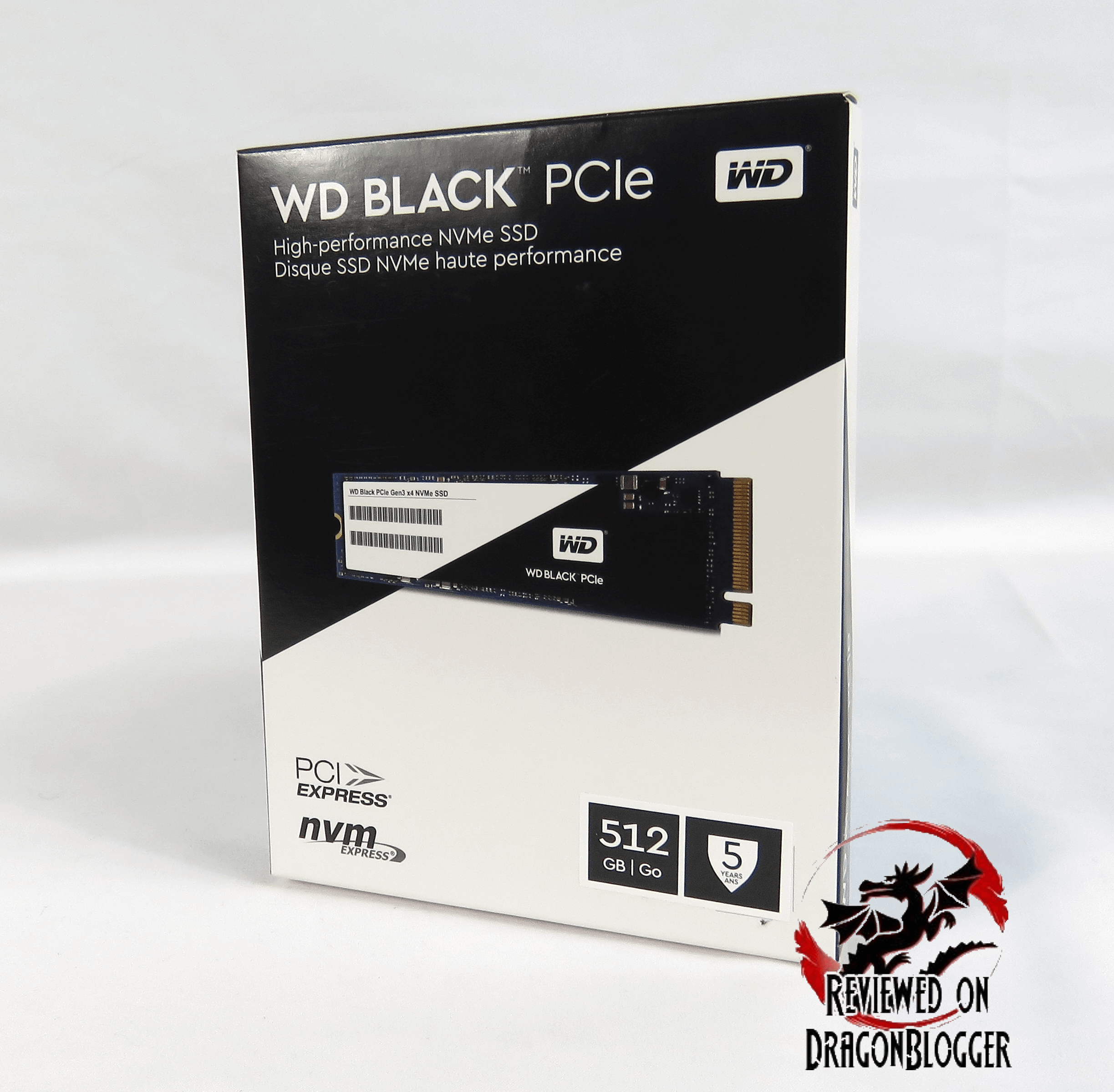 Western Digital Black PCIe Gen3 SSD M.2 512GB