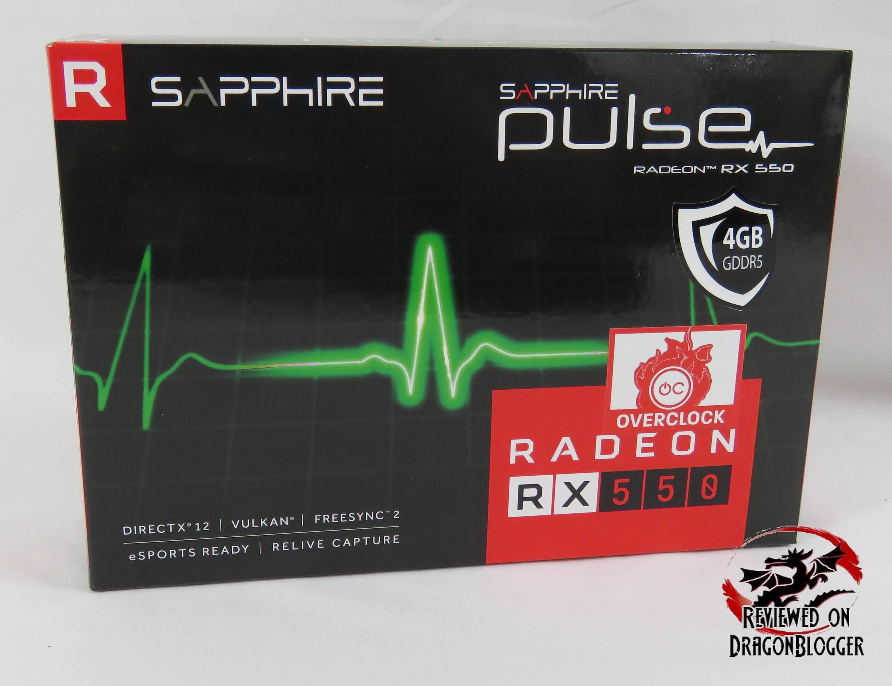 Sapphire Radeon PULSE RX550 4GB 11268 