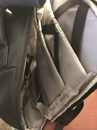 Inside the Tocode backpack