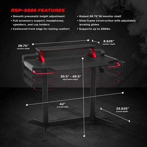 Looking At The Respawn 3000 Computer Ergonomic Height Adjustable