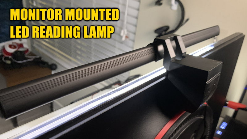 Quntis LED Monitor Mounted Task Lamp Review - Dragon Blogger Technology